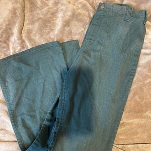 JCPenney Women's Flare Jeans - Dark Green